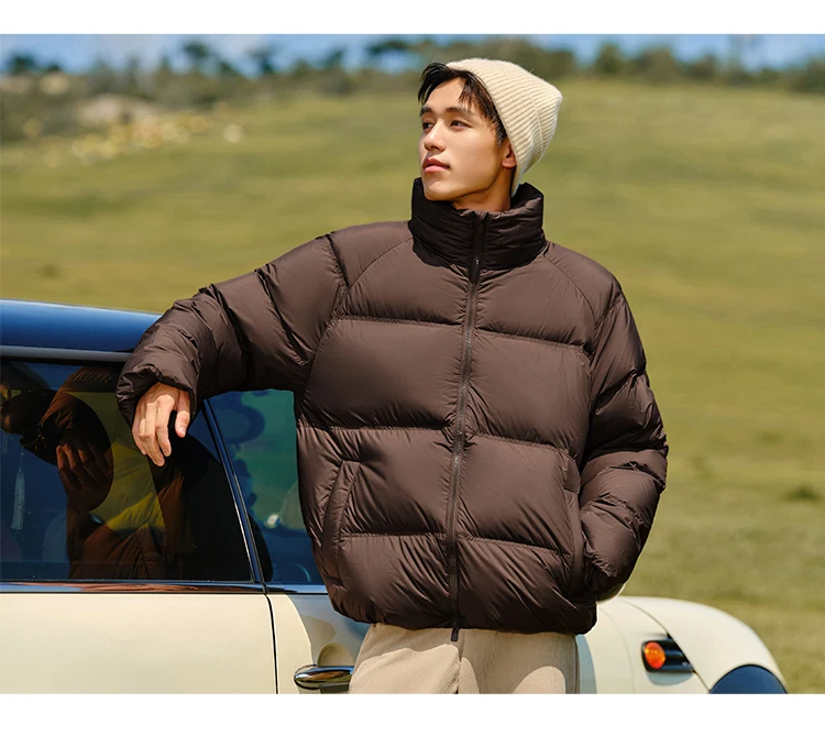 Semir Down Jacket Men 2026 Winter New Thickened Short Coat Three-Proof Thermal Puffer Coat Couple Top Trendy Down Jacket