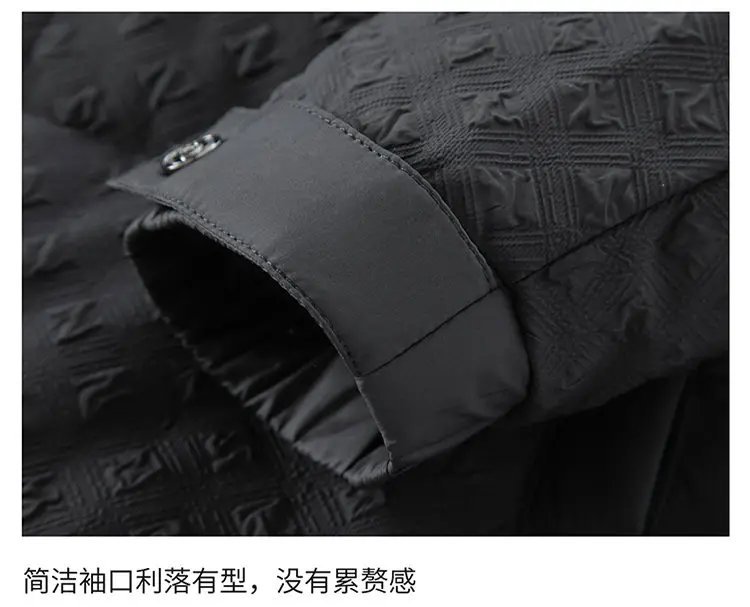 Winter New Men's Trendy Down Jacket Thickened Stand-up collar Duck Down Jacket short warm Coat