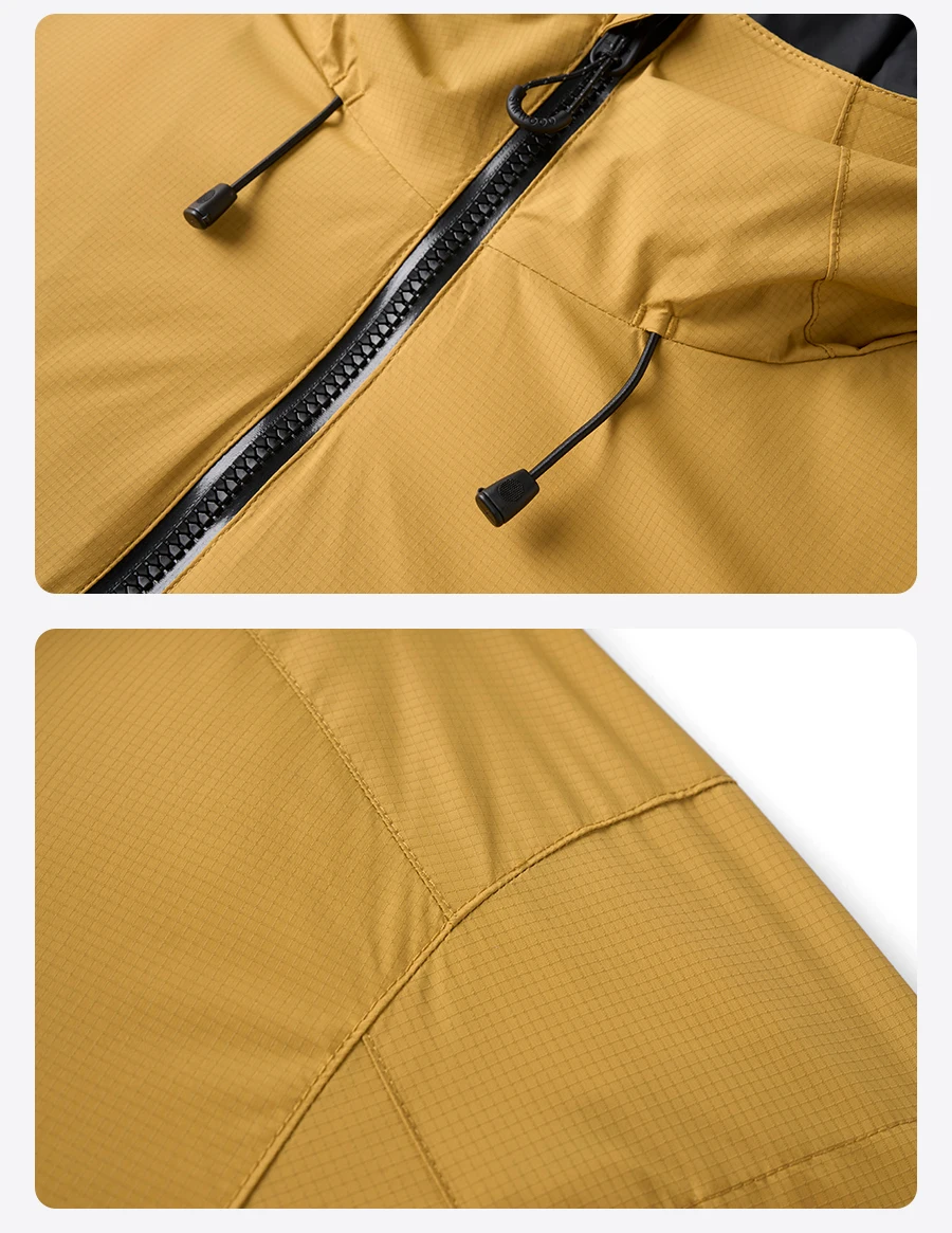 SIMWOOD 2026 Winter New Water Repellent Fabric 90% White Duck Down Coats Men Warm Hooded Plus Size Jackets