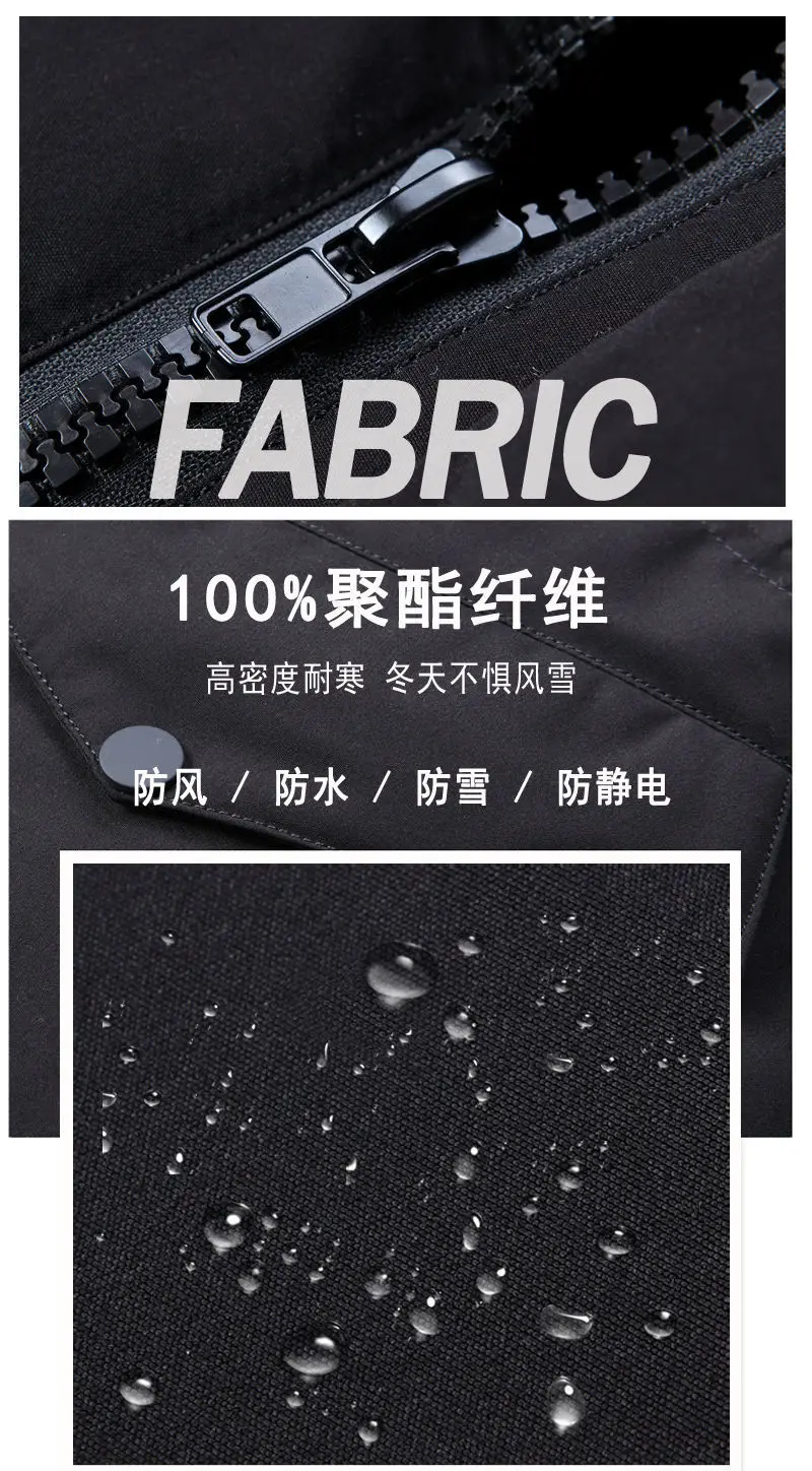 Men's Winter Jacket Fur Hood Thick White Duck Down Coats Men Mid-Length Outdoor Puffer Jackets Jaqueta Masculina Inverno JK-045