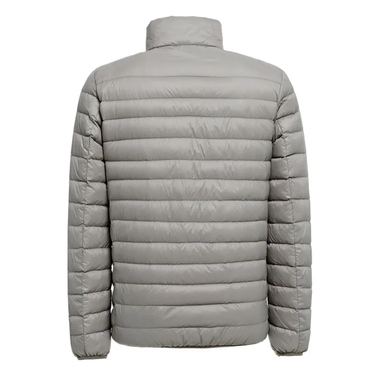 Men's Lightweight Water-Resistant Packable Puffer Jacket 2023 New Arrivals Autumn Winter Male Fashion Stand Collar Down Coats