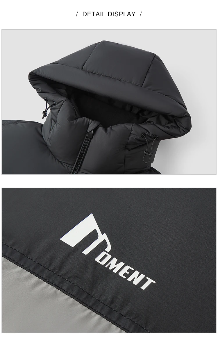Semir Down Jacket Men Three-Resistant Outerwear Couple Winter Outfit 2026 New Hooded Top Anti-Static Men's Clothing