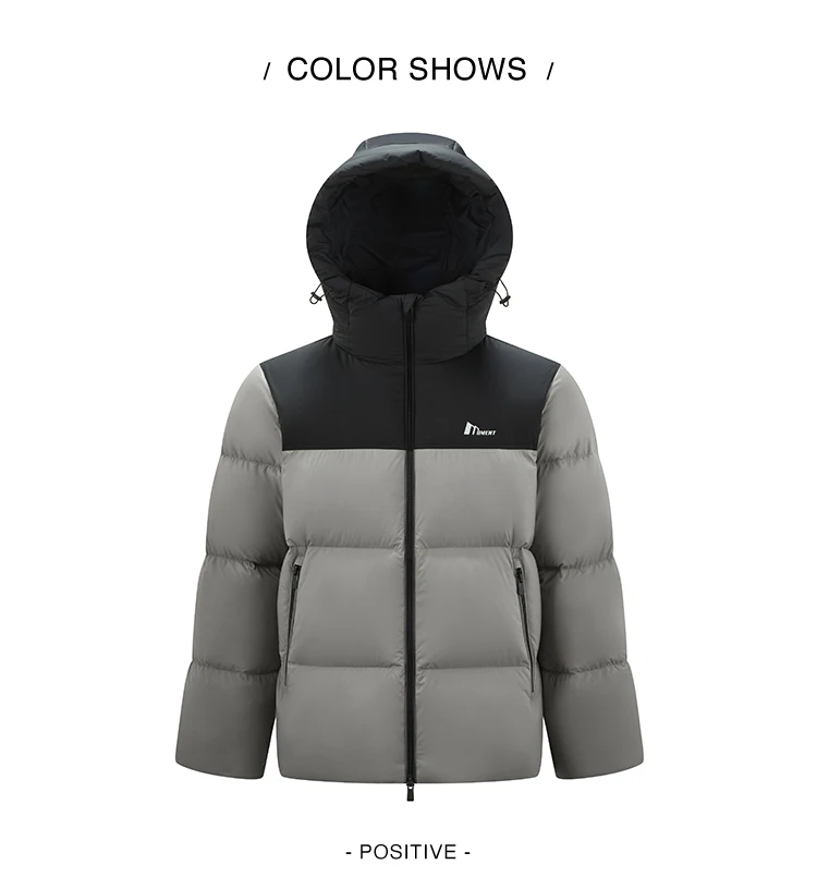 Semir Down Jacket Men Three-Resistant Outerwear Couple Winter Outfit 2026 New Hooded Top Anti-Static Men's Clothing