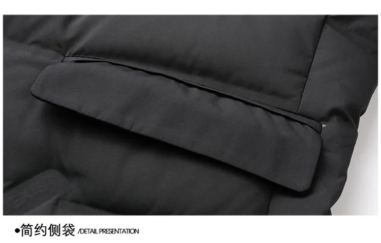 Men's Down Coat White Duck Down Jacket Winter Warm Business Slim Fit Duck Down Suit for Men Lightweigth Puffer Jacket Men JK-013