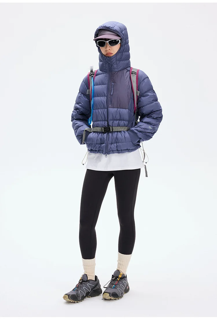 Waterproof Lightweight Hooded 90% White Down Jackets For Men Winter Portable Traveling Down Coats Men Outerwear JK-053