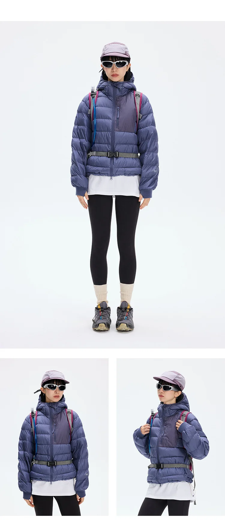 Waterproof Lightweight Hooded 90% White Down Jackets For Men Winter Portable Traveling Down Coats Men Outerwear JK-053