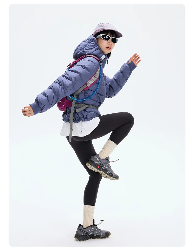 Mountain Climbing Outdoor 90% White Duck Down Hooded Jacket Men Winter Warm Sports Down Coat Man chaquetones hombre JK-119