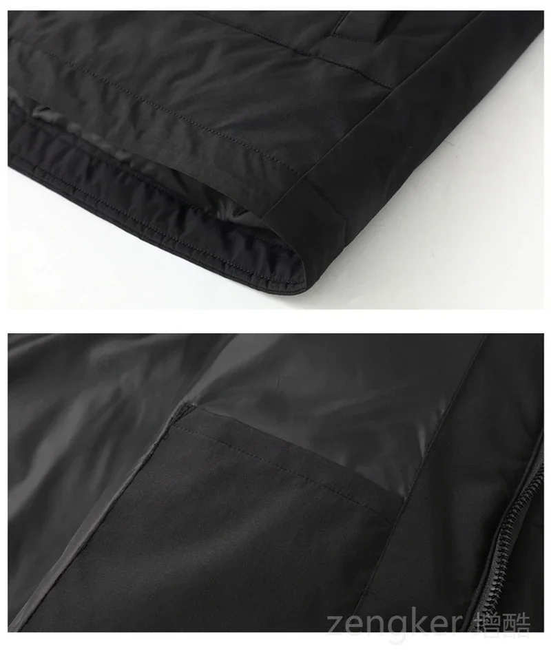 Big size winter jackets for men women workwear hooded medium-length winter thick down jacket 12XL puffer jacket men 11XL 10XL