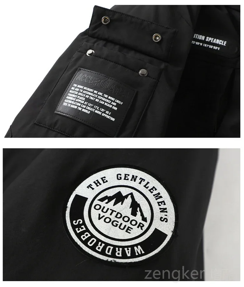 Big size winter jackets for men women workwear hooded medium-length winter thick down jacket 12XL puffer jacket men 11XL 10XL