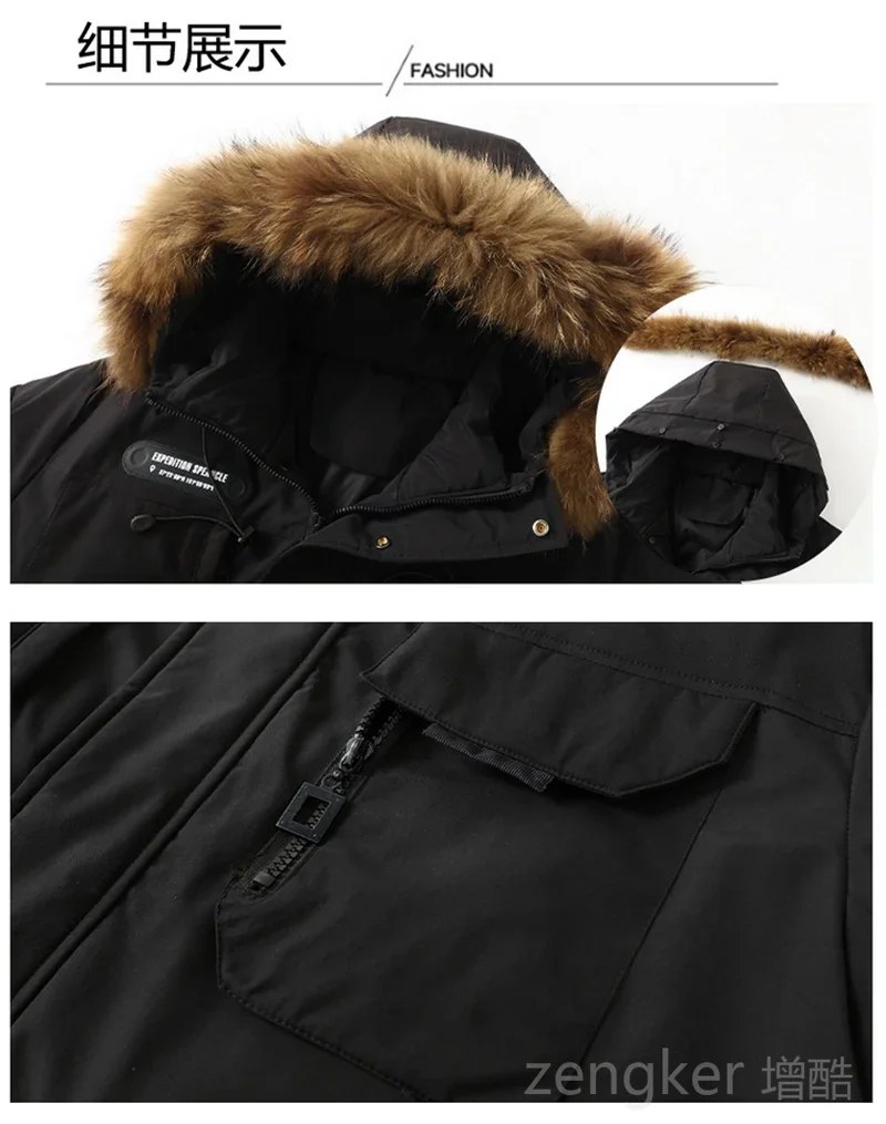 Big size winter jackets for men women workwear hooded medium-length winter thick down jacket 12XL puffer jacket men 11XL 10XL