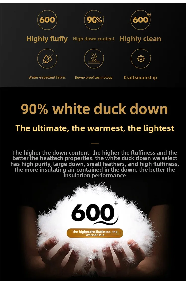 Canada Fashion Winter Jacket Men Down Coat Parka Men's White Goose Down Jackets Fur Collar Hooded Warm Thick Long Padding HWY287