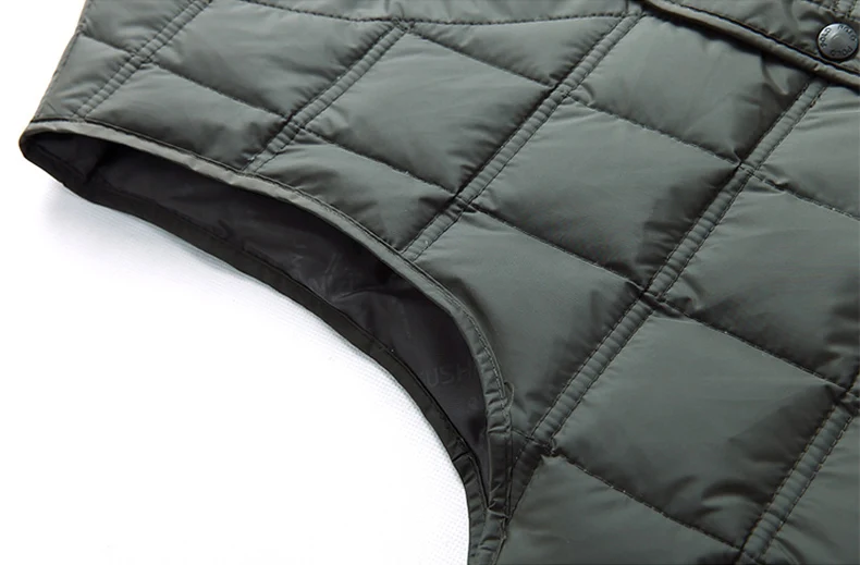 Duck Down Sleeveless Jacket For Men Winter Windbreaker Parka Warm Thick Vest Male Casual Outerwear Snow Waistcoat With Pockets