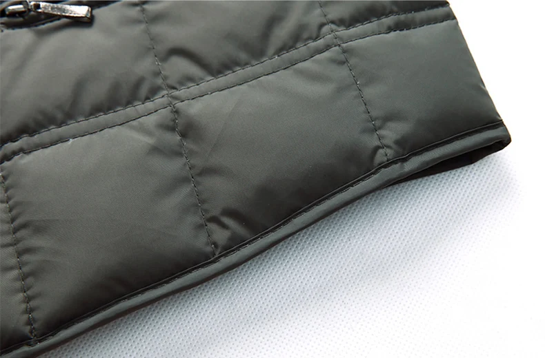Duck Down Sleeveless Jacket For Men Winter Windbreaker Parka Warm Thick Vest Male Casual Outerwear Snow Waistcoat With Pockets