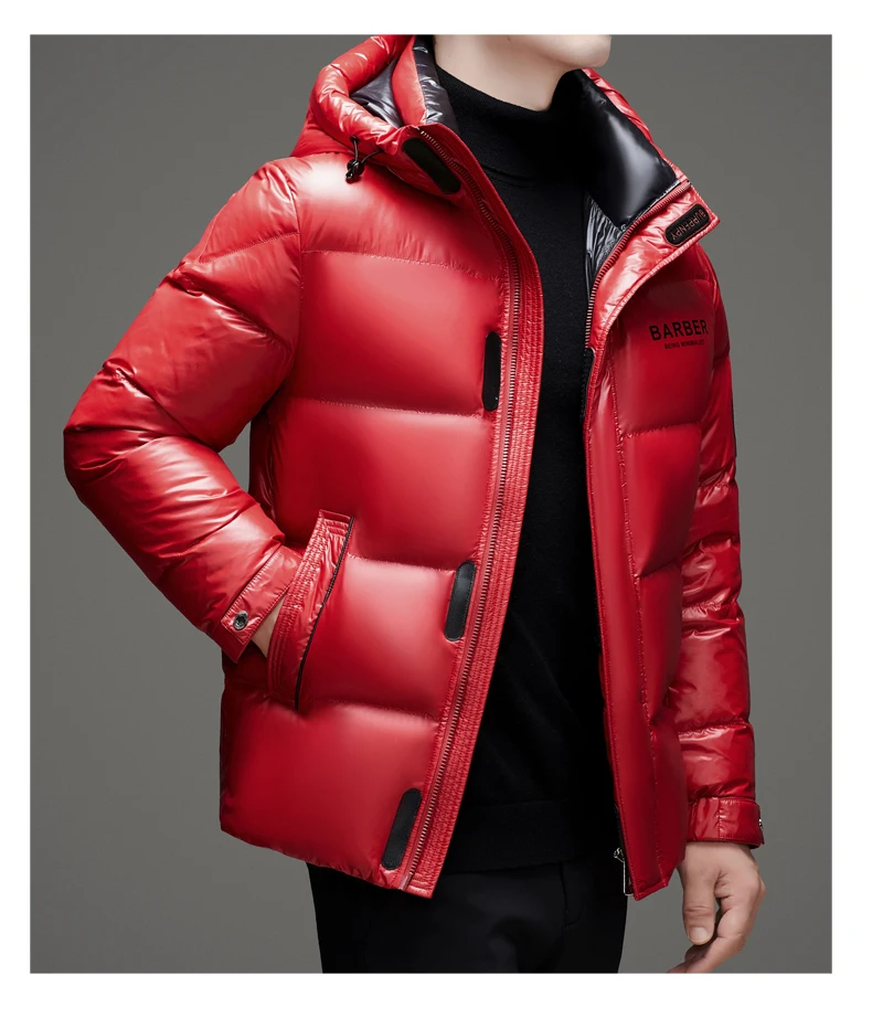 New arrival winter jacket 90% white duck down jackets men,mens thicken warm parkas winter down coat,hooded parkas men L-5XL