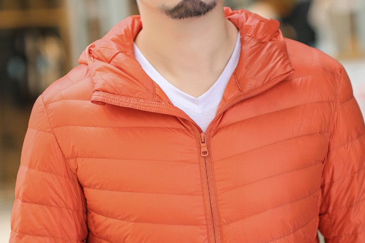 Men Thick 90% Duck Down Jackets With Hooded Puffer Jacket Man Good Manufacture Winter Spring Outwear Windproof Warm Coat Man