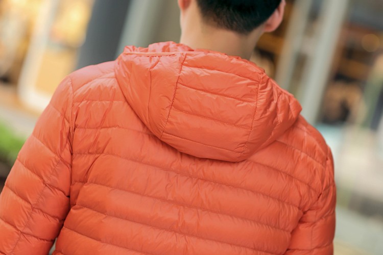Men Thick 90% Duck Down Jackets With Hooded Puffer Jacket Man Good Manufacture Winter Spring Outwear Windproof Warm Coat Man