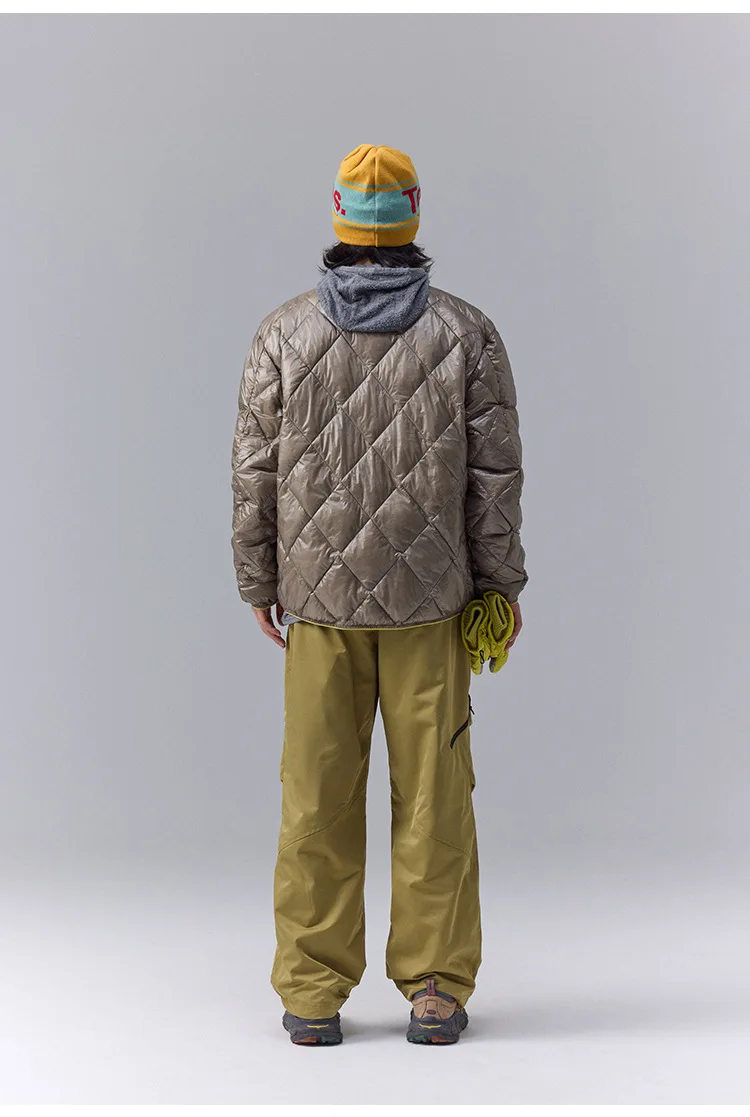 High Quality Waterproof 10D Nylon Ultra Light 90% White Down Jacket Men and Women Stand Collar Portable Puffer Jacket JK-076