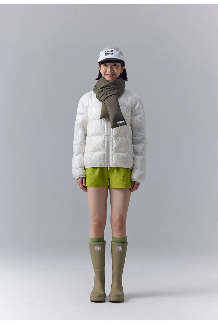 High Quality Waterproof 10D Nylon Ultra Light 90% White Down Jacket Men and Women Stand Collar Portable Puffer Jacket JK-076