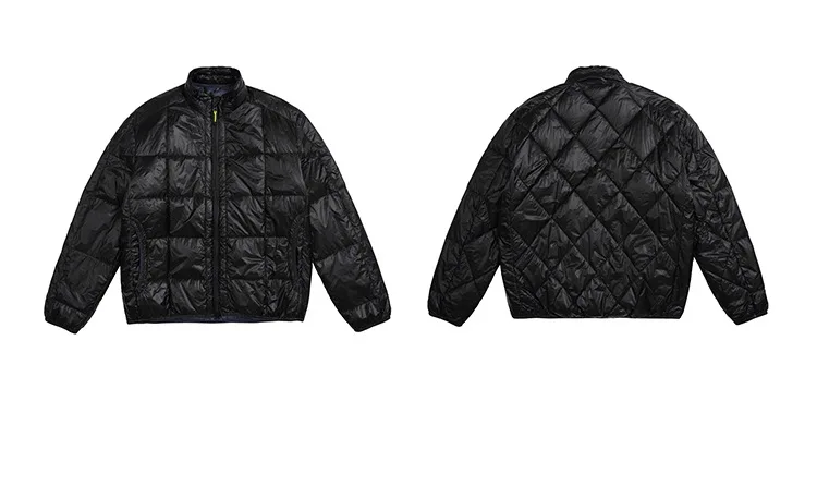 High Quality Waterproof 10D Nylon Ultra Light 90% White Down Jacket Men and Women Stand Collar Portable Puffer Jacket JK-076