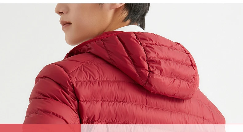 Man 90% Duck Down Hooded Jacket Winter Autumn Coat Men Ultra Light Jackets Warm Outwear Parkas Outdoors Campaign Clothes