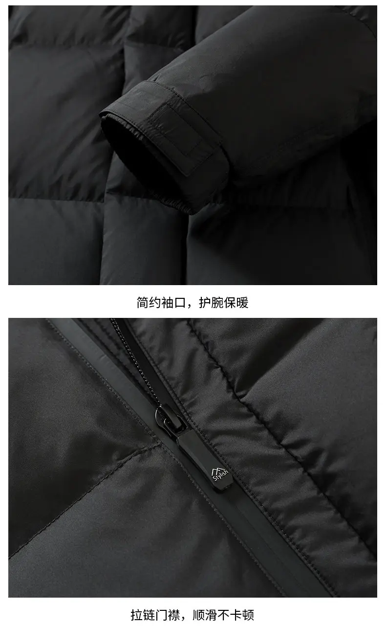 Men's 90% White Duck Down coat 2026 winter new long style warm Down Jackets woman's fashion thicken Jacket size M-5XL