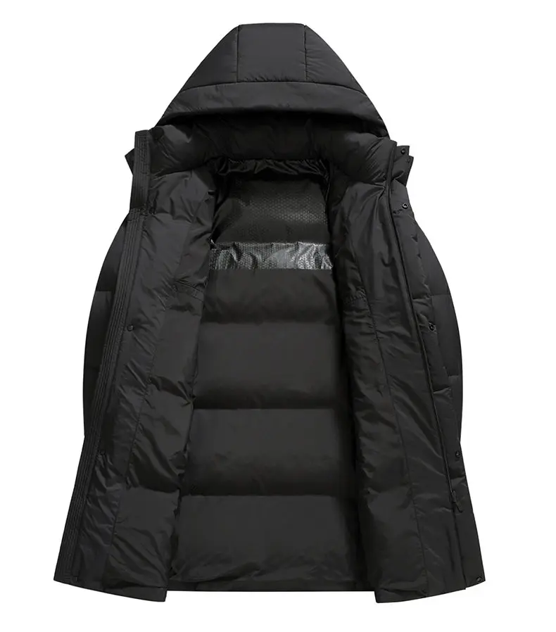 Men's 90% White Duck Down coat 2026 winter new long style warm Down Jackets woman's fashion thicken Jacket size M-5XL