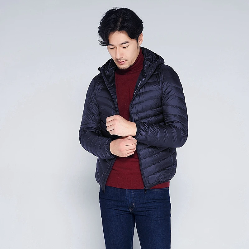 NewBang 11XL 10XL Large Size Down Coats Male Ultra Light Down Jacket Men Windbreaker Feather Lightweigt Hooded Winter Parka