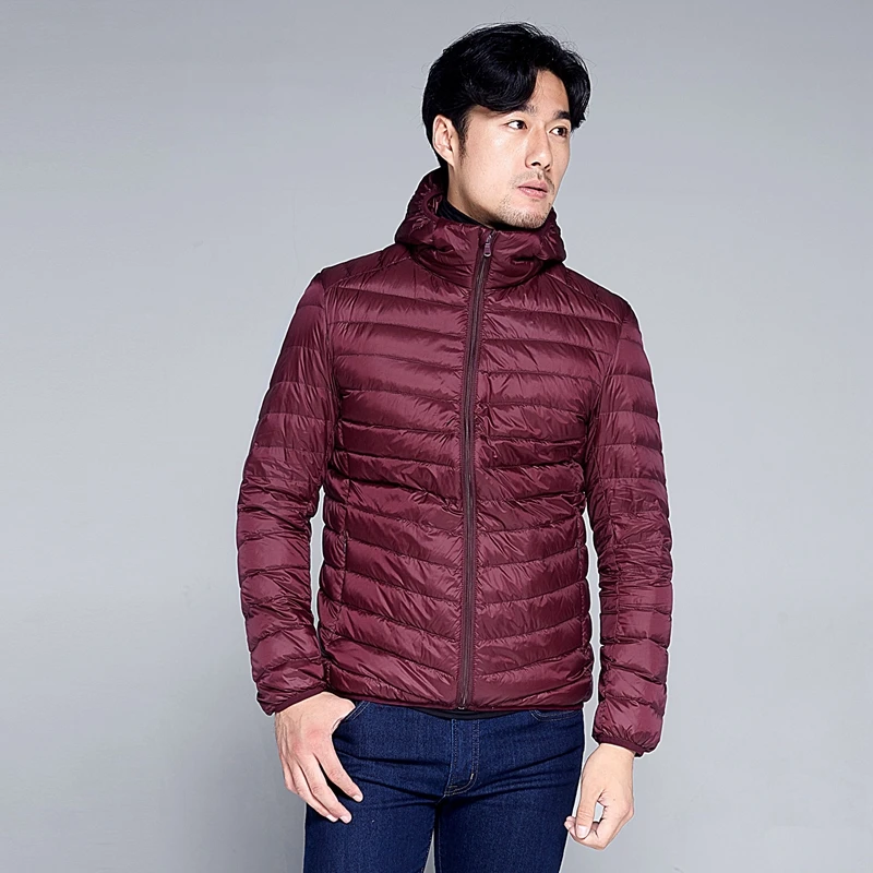 NewBang 11XL 10XL Large Size Down Coats Male Ultra Light Down Jacket Men Windbreaker Feather Lightweigt Hooded Winter Parka