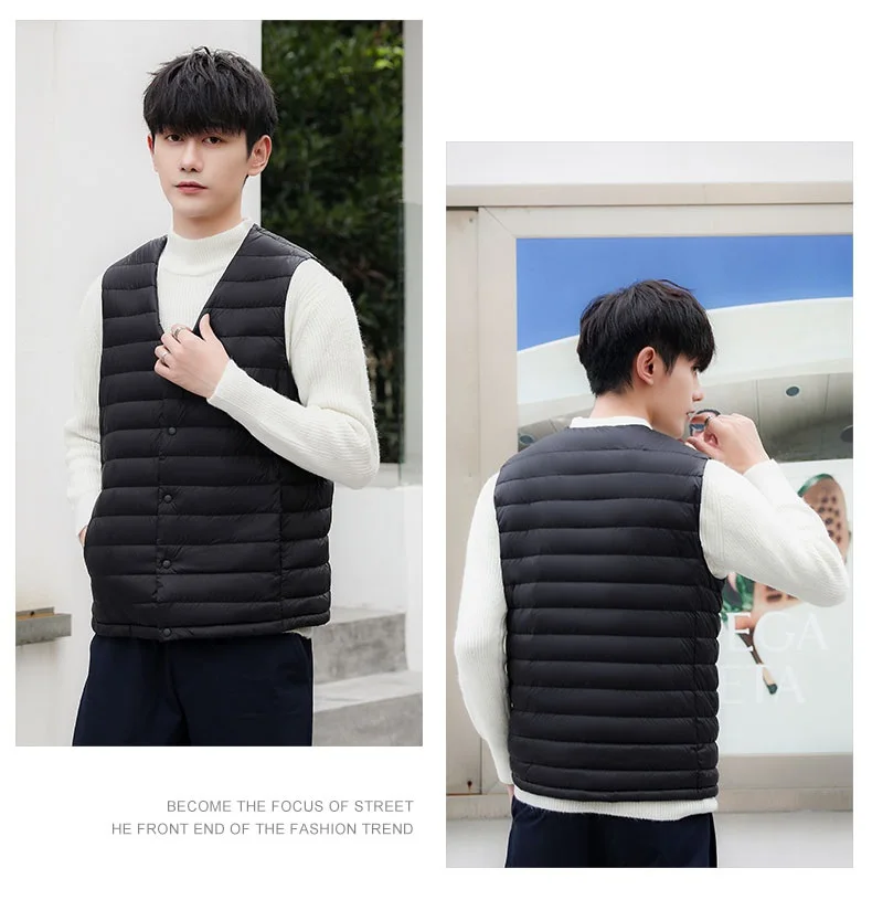 NewBang 7XL 6XL Size 90% Matt Fabric Men's Duck Down Vest Ultra Light Down Vests Light Weight Windbreaker Sleeveless