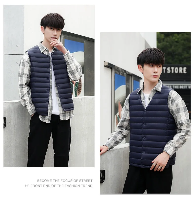 NewBang 7XL 6XL Size 90% Matt Fabric Men's Duck Down Vest Ultra Light Down Vests Light Weight Windbreaker Sleeveless