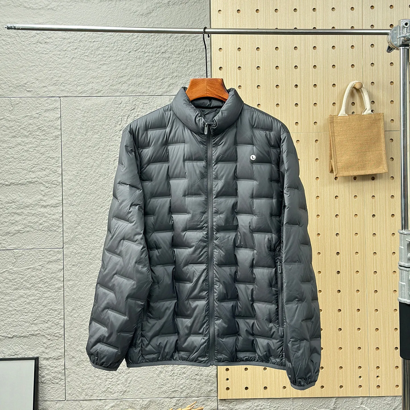 Men 90% Duck Down Jacket Fully Seam Sealed Stand Collar Winter Warm Puffer Coat Quilted Down Proof Autumn Thermal Outerwear