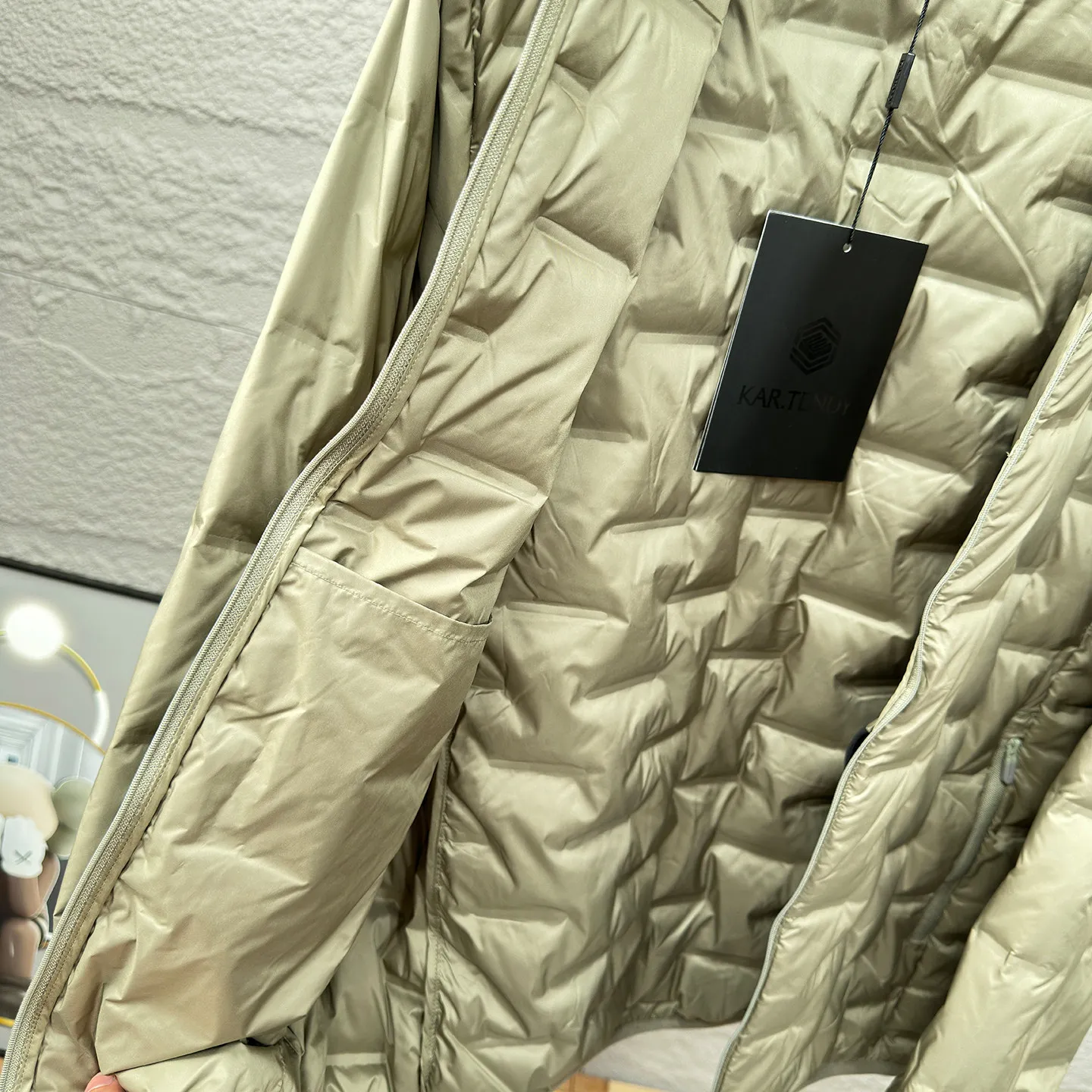 Men 90% Duck Down Jacket Fully Seam Sealed Stand Collar Winter Warm Puffer Coat Quilted Down Proof Autumn Thermal Outerwear