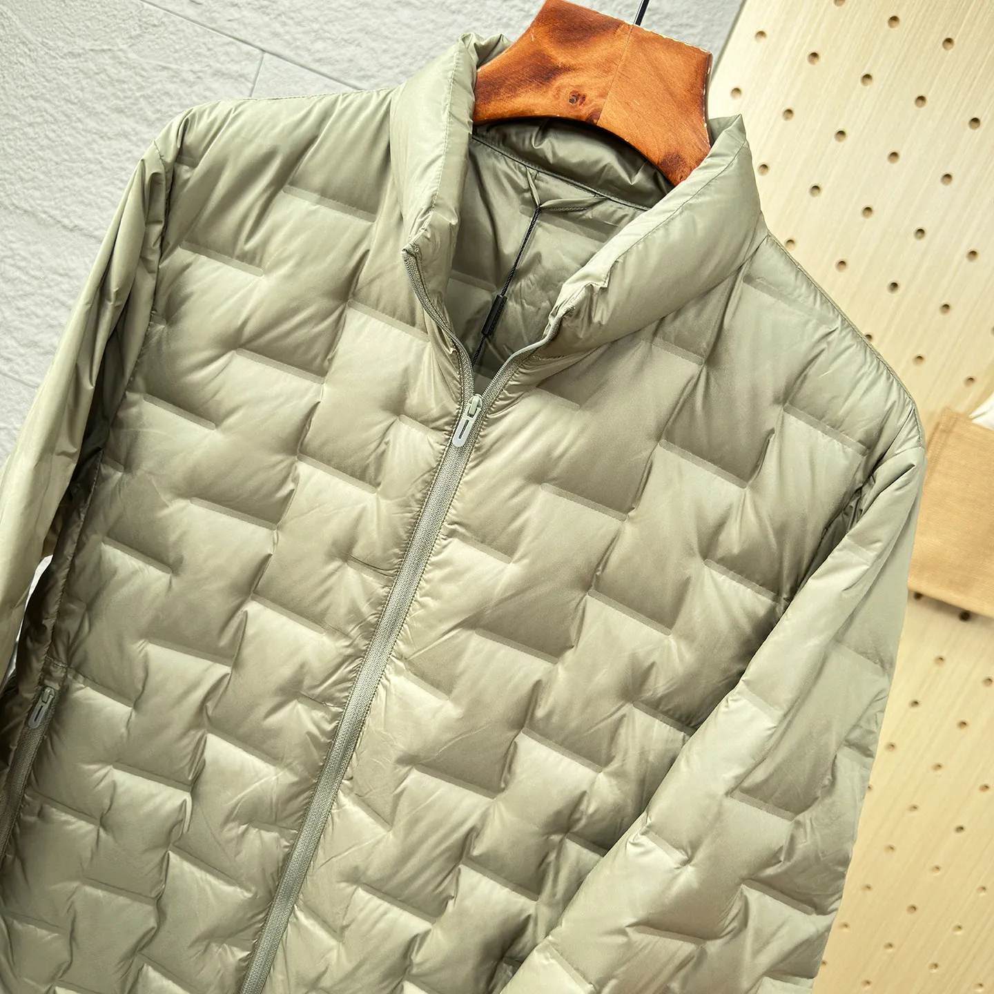 Men 90% Duck Down Jacket Fully Seam Sealed Stand Collar Winter Warm Puffer Coat Quilted Down Proof Autumn Thermal Outerwear