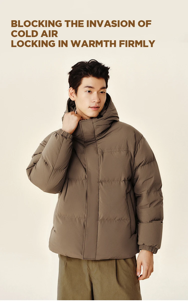 Semir Down Jacket Men Waterproof Windproof 2026 Winter New Shoulder-Fitting Outerwear Couple Down Jacket