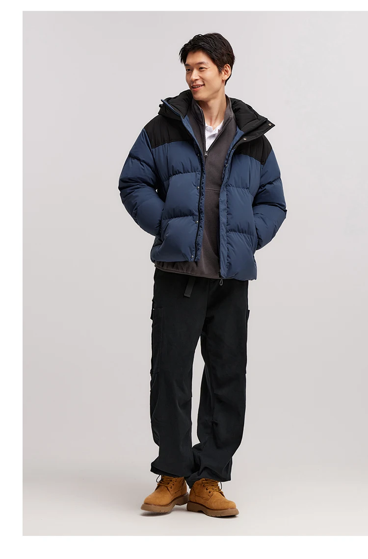 Semir Down Jacket Men Waterproof Windproof 2026 Winter New Shoulder-Fitting Outerwear Couple Down Jacket