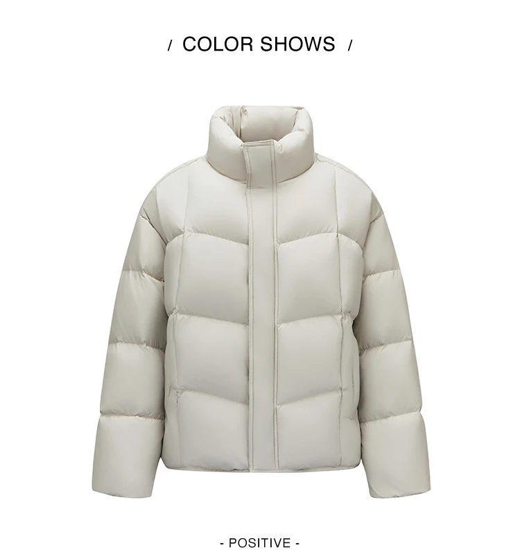 Semir Unisex Down Jacket 90 Percent Down Fill High Loft Fill Stand Collar Puffer Shape 2026 Winter Warm Insulation