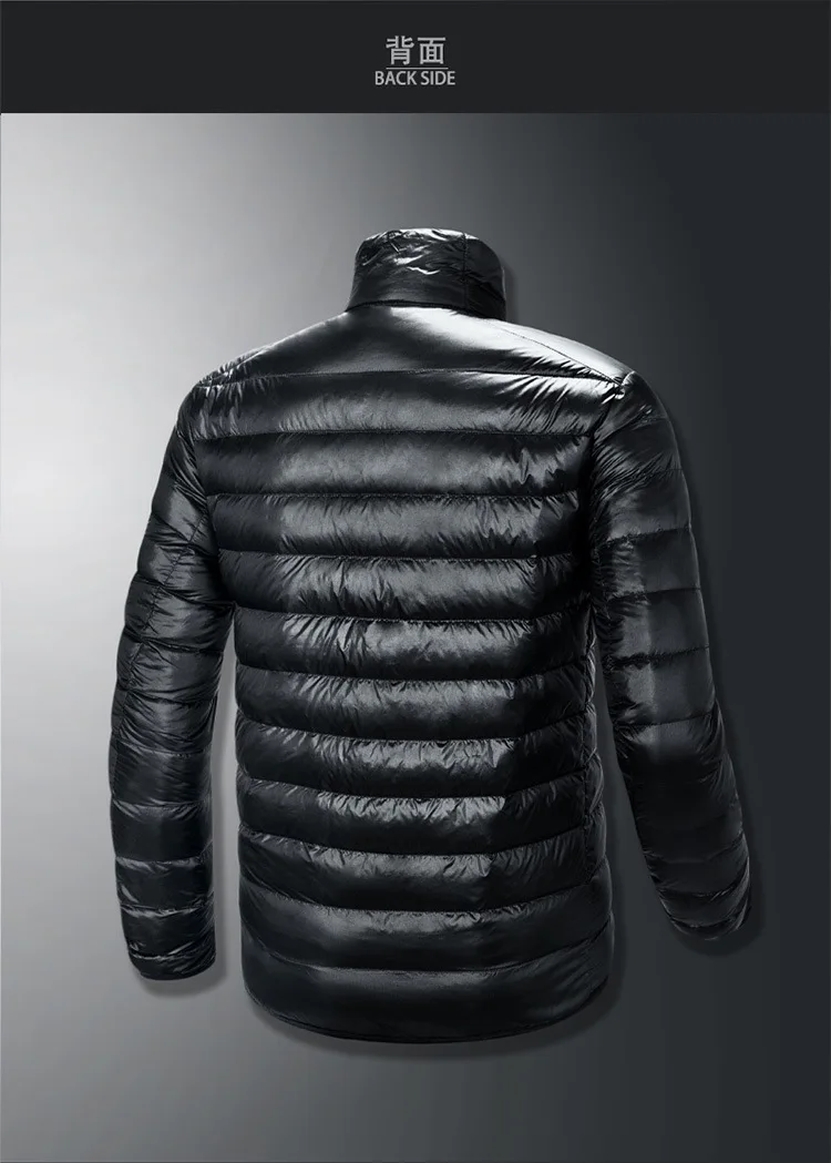 M-6XL Man Duck Down Jacket Ultra Light Spring Hooded Jackets Men Portable Outerwear Waterproof Windbreak Coat