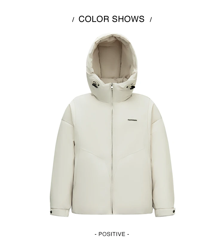 Semir Men Down Jacket Drawstring Hooded Urban Commuter 2026 New Winter Daily Wear Urban Casual Style Cold Weather Layering