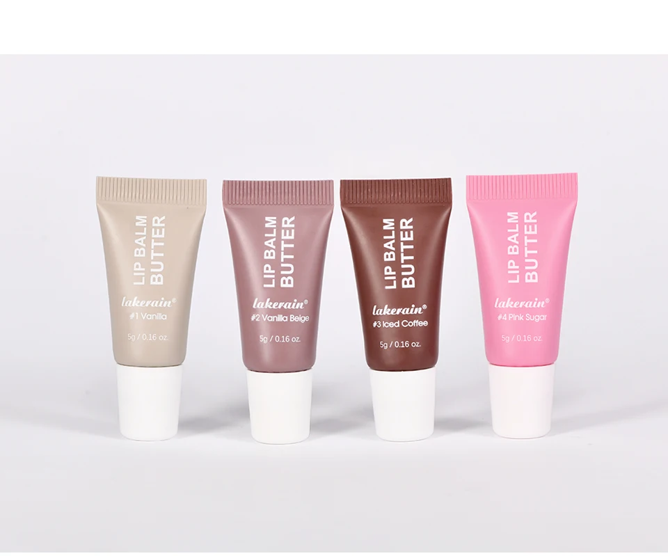 Summer Butter Mini Lip Balm Travel Kit Buttery Moisturizing Tinted Lip Balm Watery Multi-color Lipstick For All Skin Types