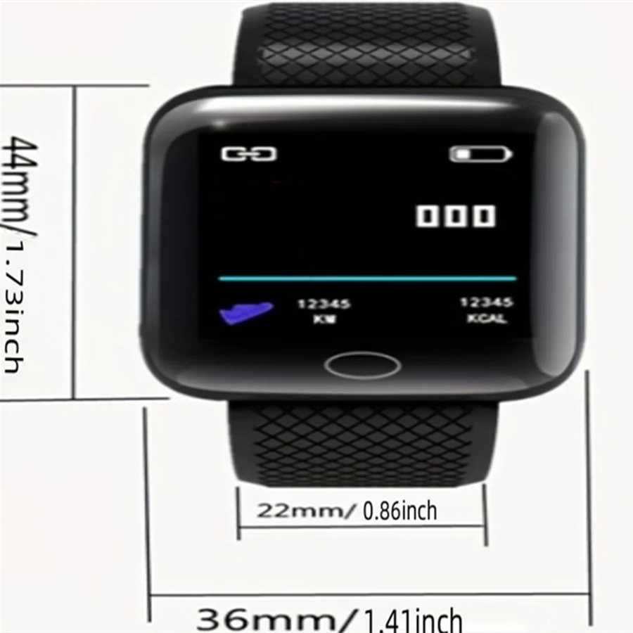 2024 New For Multifunction Smart Watch Kid Men Woman Message Remind Music Control Sport Step Calories 116 Smartwatch Alarm Clock