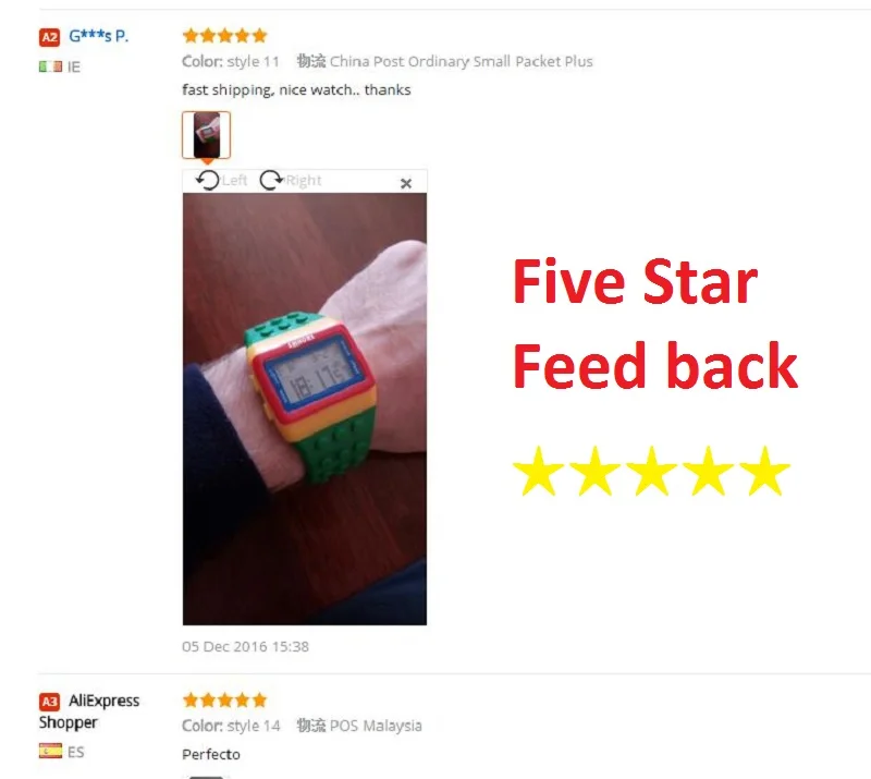Digital LED Watches Unisex Colorful Constructor Watch Blocks Splice Sports Wristwatch For Children Xmas New Year Gifts