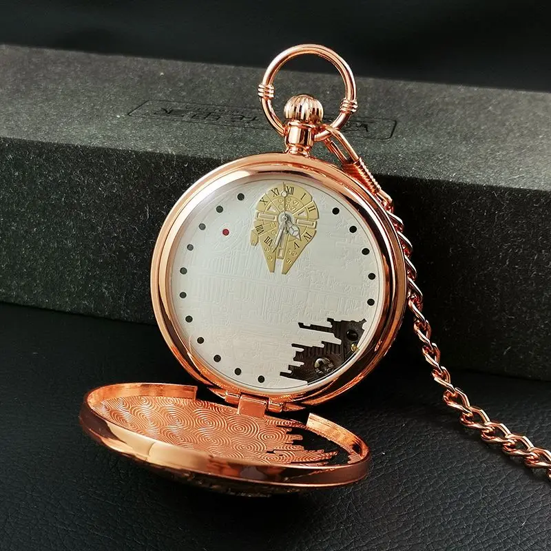 Anime Death Star Music Pocket Watch Music Box Retro Toys