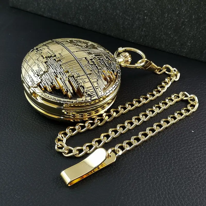 Anime Death Star Music Pocket Watch Music Box Retro Toys