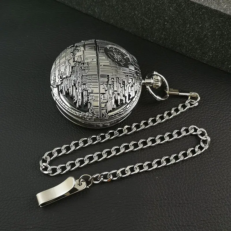 Anime Death Star Music Pocket Watch Music Box Retro Toys