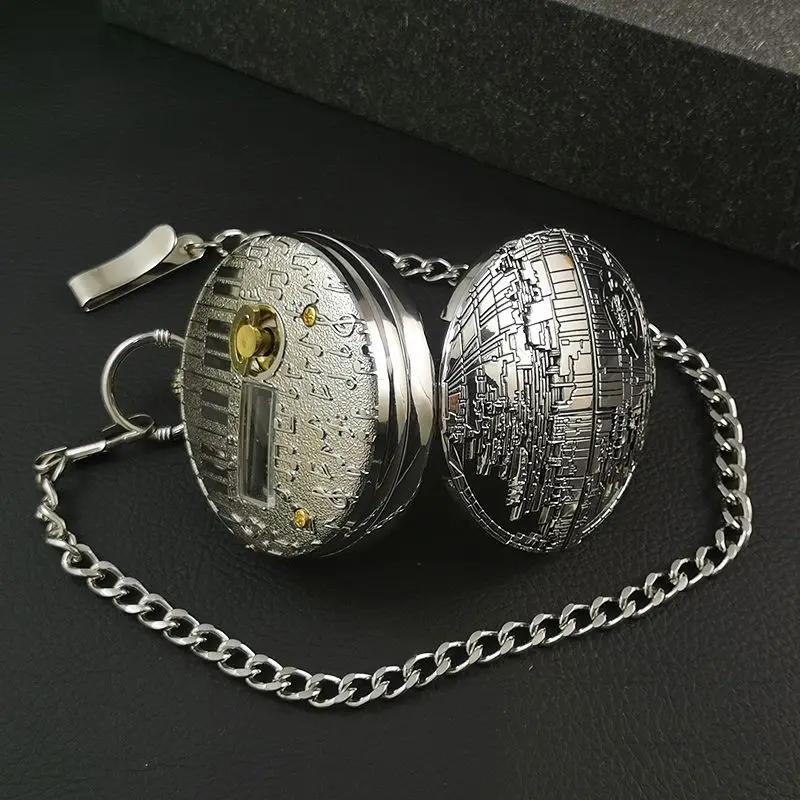 Anime Death Star Music Pocket Watch Music Box Retro Toys