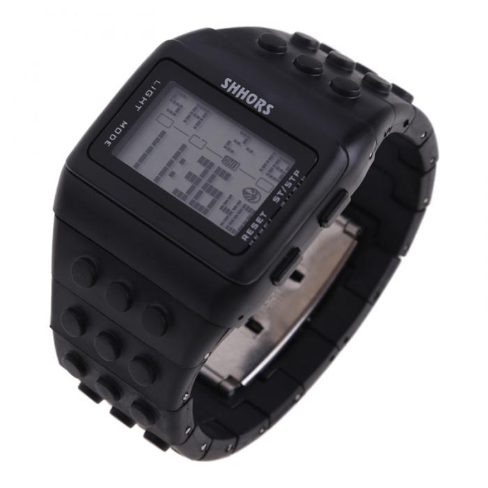 Hot Children's Watches Digital LED Chic Unisex Colorful Constructor Blocks Sports relogio masculino Wrist Women Watch Kids Gifts