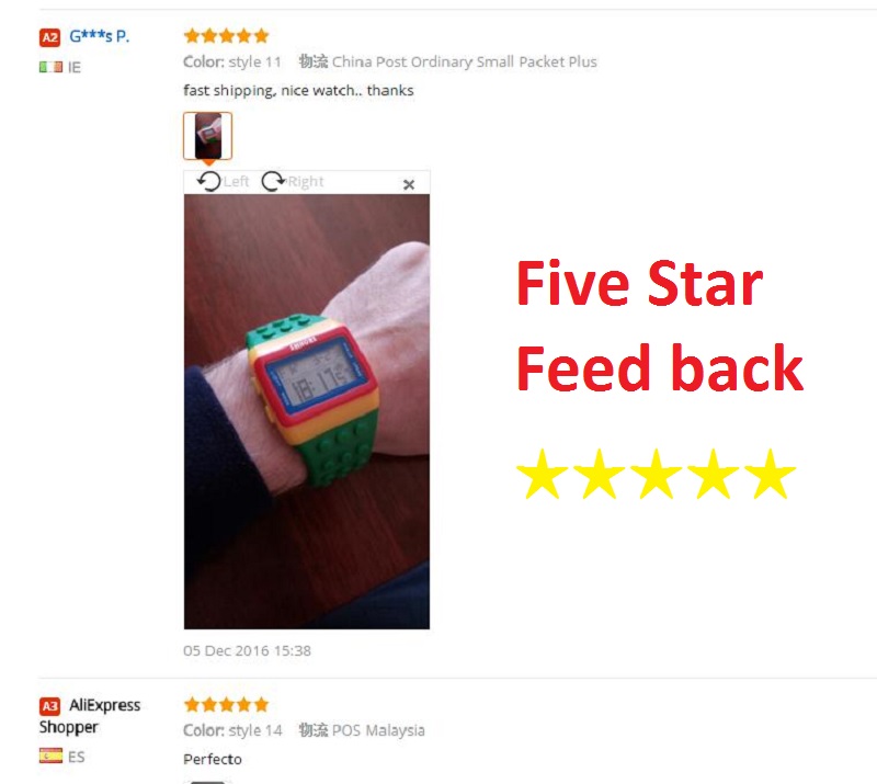 Hot Children's Watches Digital LED Chic Unisex Colorful Constructor Blocks Sports relogio masculino Wrist Women Watch Kids Gifts