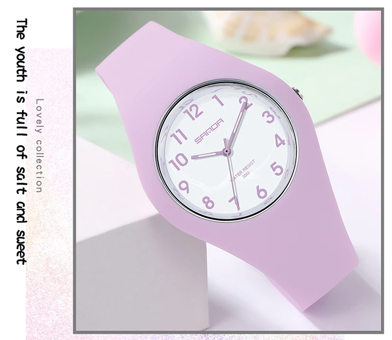 SANDA Brand Children's Watches Fashion Kids Silicone Waterproof Quartz Wristwatch Boys Sport Watches For Girls Gift Clock 2023
