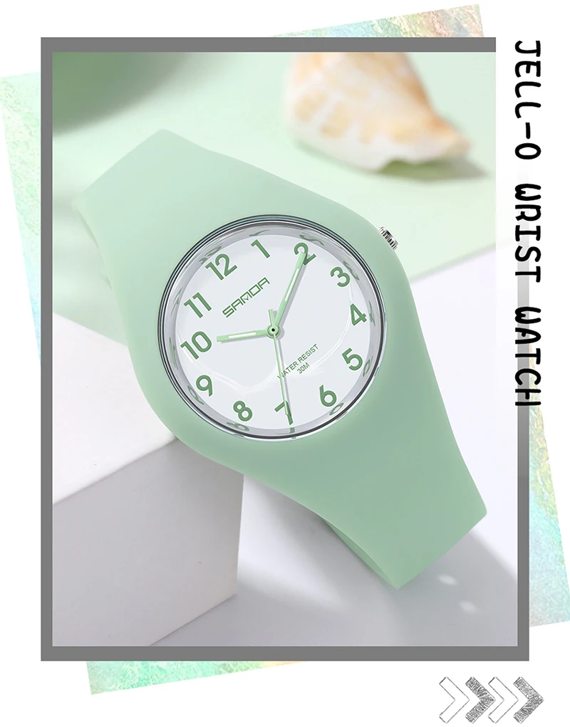 SANDA Brand Children's Watches Fashion Kids Silicone Waterproof Quartz Wristwatch Boys Sport Watches For Girls Gift Clock 2023