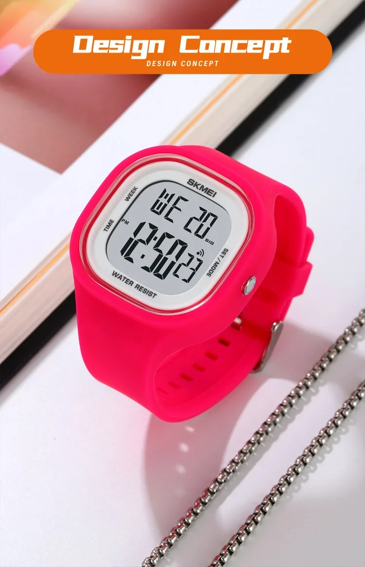 SKMEI 2290 Cool Vitality Stopwatch Digital Sports Watches Male Fashion 5Bar Waterproof Wristwatch For Teenager Boys and Girls